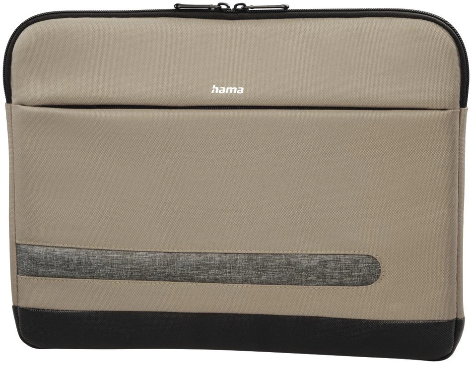 Nešiojamojo kompiuterio dėklas Hama Terra Sleeve 13,3", smėlio spalvos