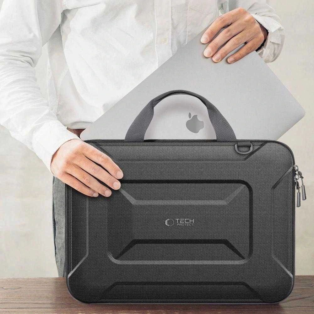 Tech-Protect Ranger-X Tactical Nešiojamas kompiuteris Case for 13-14" - Juodas