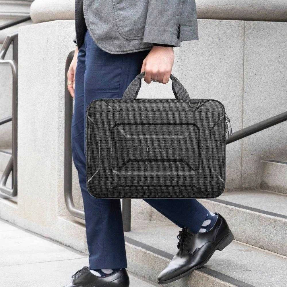 Tech-Protect Ranger-X Tactical Nešiojamas kompiuteris Case for 13-14" - Juodas