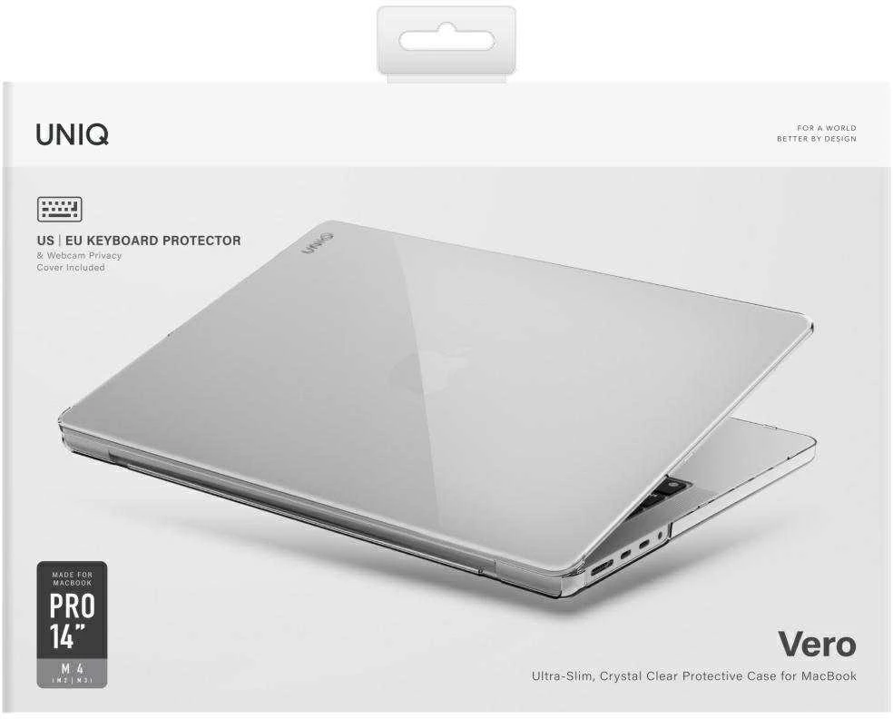 Dėklas UNIQ Vero MacBook Pro 14″ M1-M4 (2021-2024) skaidrus