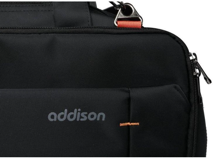 Nešiojamo Kompiuterio Dėklas - Addison 305014 14,1" Nailoninis Viršutinis Krepšys Juodas