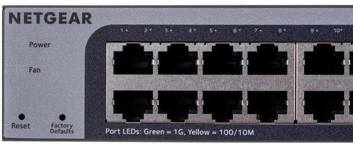 Šakotuvas Netgear GS748T-600EUS 50 prievadų valdomas gigabitinis komutatorius