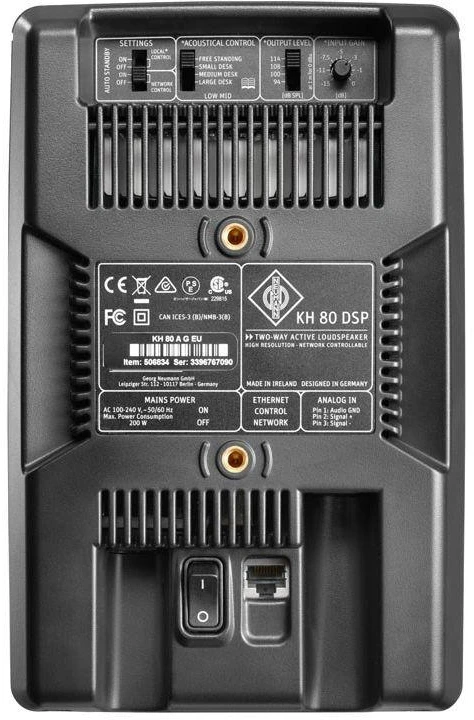 Neumann KH 80 DSP A G - aktyvus 2 juostų (4‘+1’) studijinis monitorius
