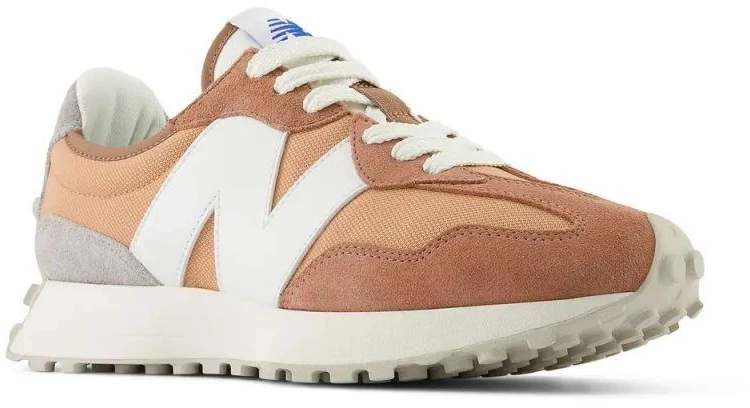 New Balance 327 sportiniai bateliai, oranžinio zomšo, moteriški/vyriški (U327CI)