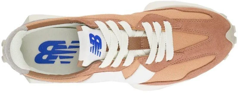 New Balance 327 sportiniai bateliai, oranžinio zomšo, moteriški/vyriški (U327CI)
