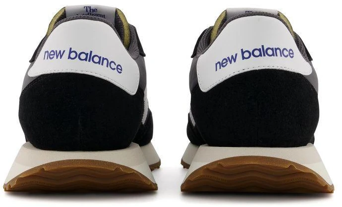 New Balance vyriški sportbačiai, zomšos odos laisvalaikio sportiniai bateliai, juodi (MS237GA)