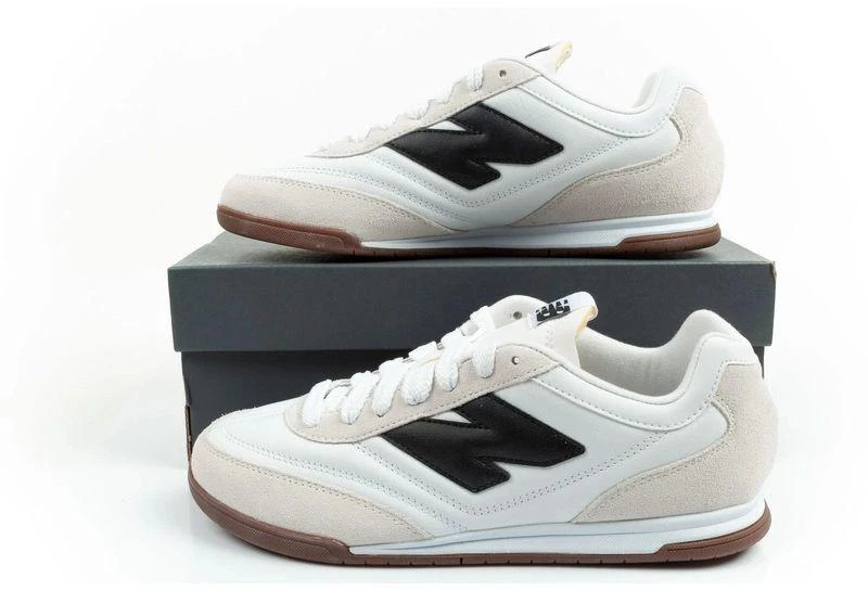 New Balance vyriški sportiniai bateliai stilingi patogūs balti