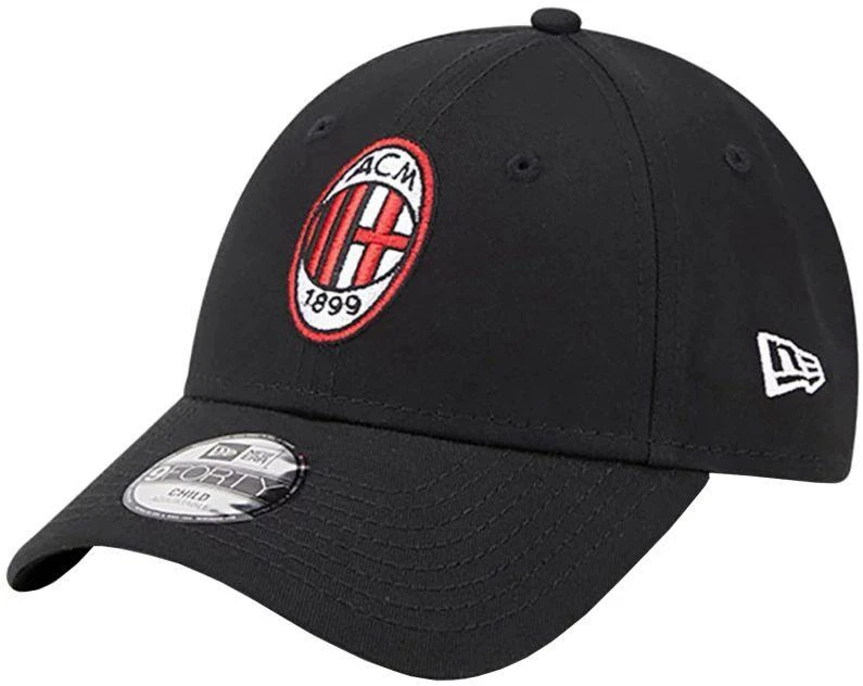 New Era 9FORTY Vaikiškas AC Milan Kepuraitės 60363584 Juodas JAUNIMAS