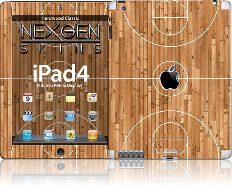 Other Brand Nexgen Skins with 3D effect for iPad 2/3/4 (Hardwood Classic 3D)