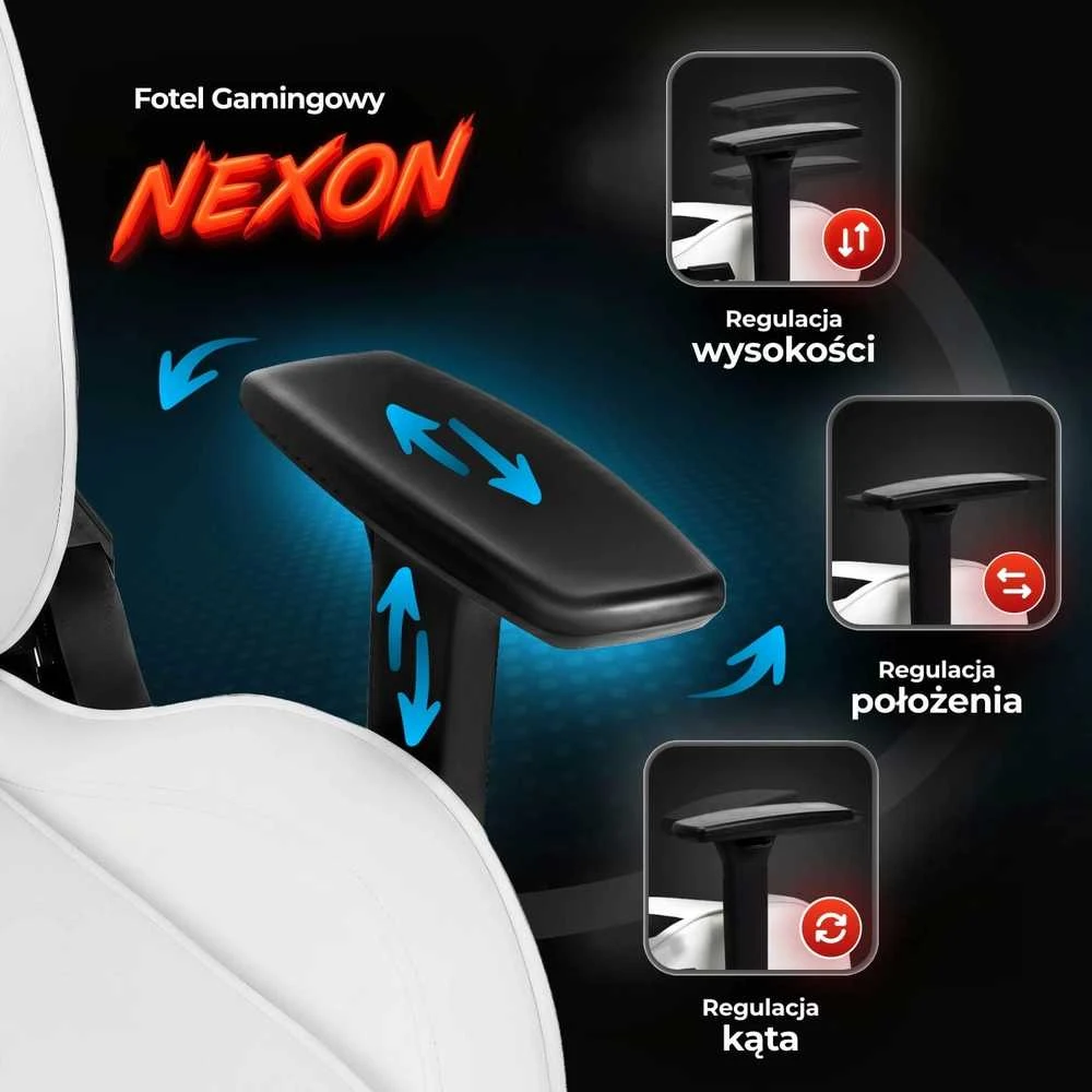 NEXON pasukama žaidimų kėdė – komfortas ir stilius kiekvienam žaidėjui