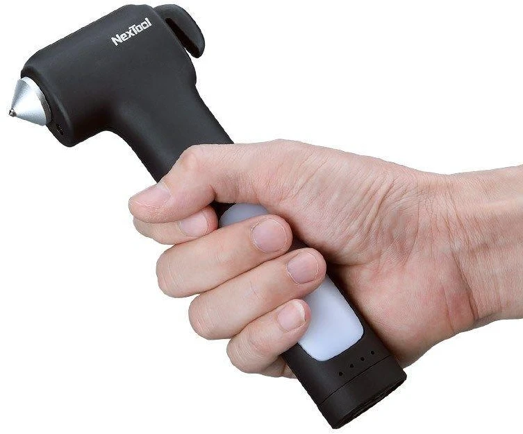 „NexTool Hammer Rescue NE0140“ 4 viename daugiafunkcis gelbėjimo įrankis