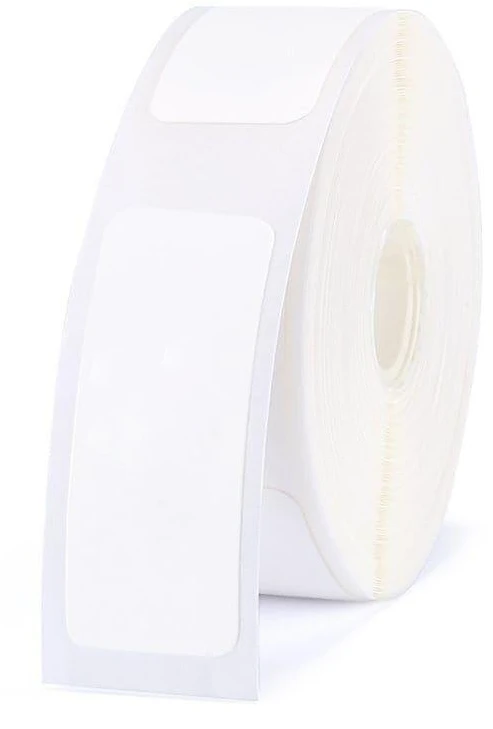 Terminės etiketės Niimbot lipdukai 12x40 mm, 160 vnt (balti)
