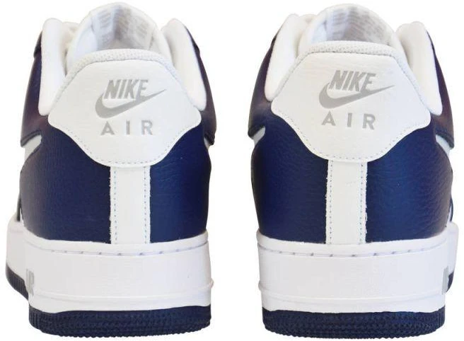 Nike Air Force 1 '07 Žemi Vyriški Sportbačiai Balta, Tamsiai Mėlyna, Pilka - DV3501-400