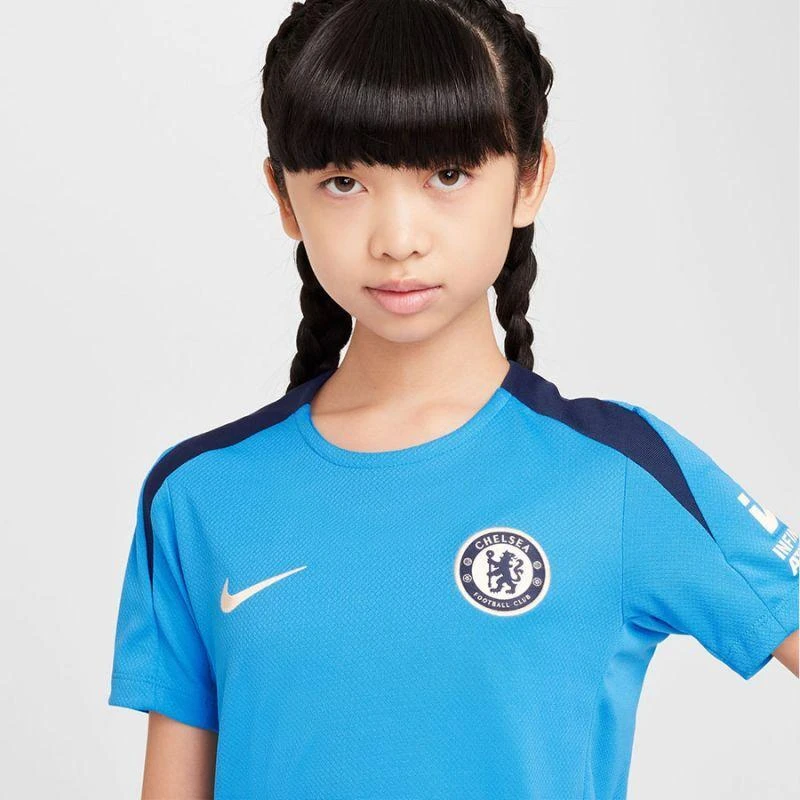 Nike Chelsea FC Strike SS Top Jr FN9856-436