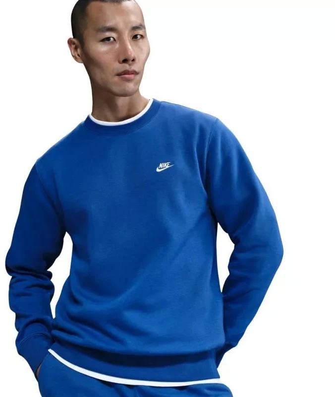 Nike Club BB Vyriškas džemperis Tamsiai Mėlyna FN3886 480