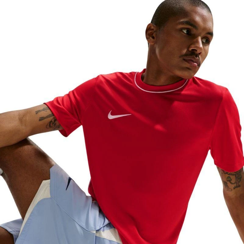 Nike Dri-Fit Park 26 SS vyriški marškinėliai Raudoni HM7127 657