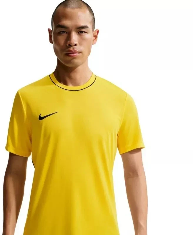 Nike Dri-Fit Park 26 trumpomis rankovėmis viršutinė dalis vyriški marškinėliai geltoni HM7127 719