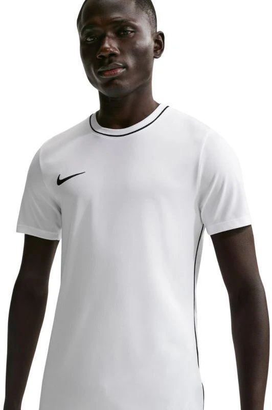 Nike Dri-Fit Park 26 trumpomis rankovėmis vyriški marškinėliai, balti HM7127 100