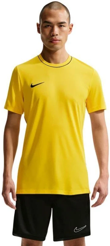 Nike Dri-Fit Park 26 trumpomis rankovėmis viršutinė dalis vyriški marškinėliai geltoni HM7127 719