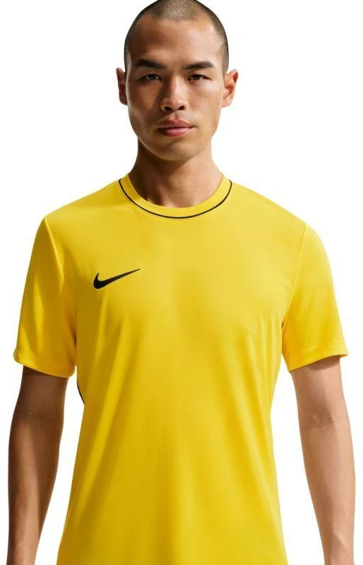 Nike Dri-Fit Park 26 trumpomis rankovėmis viršutinė dalis vyriški marškinėliai geltoni HM7127 719