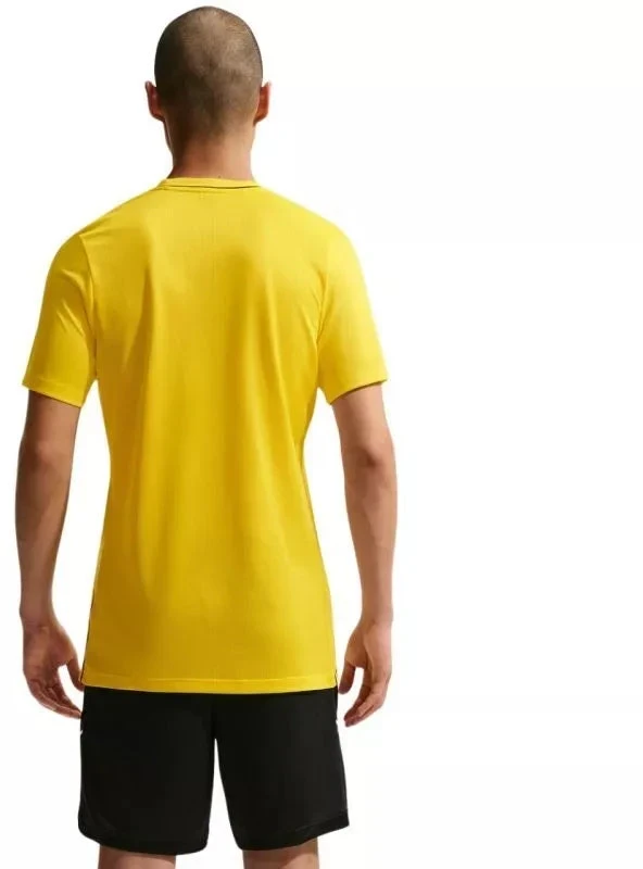 Nike Dri-Fit Park 26 trumpomis rankovėmis viršutinė dalis vyriški marškinėliai geltoni HM7127 719