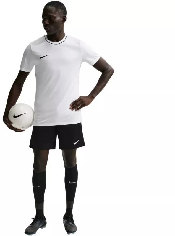 Nike Dri-Fit Park 26 trumpomis rankovėmis vyriški marškinėliai, balti HM7127 100