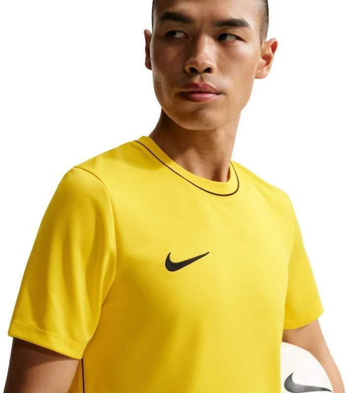 Nike Dri-Fit Park 26 trumpomis rankovėmis viršutinė dalis vyriški marškinėliai geltoni HM7127 719