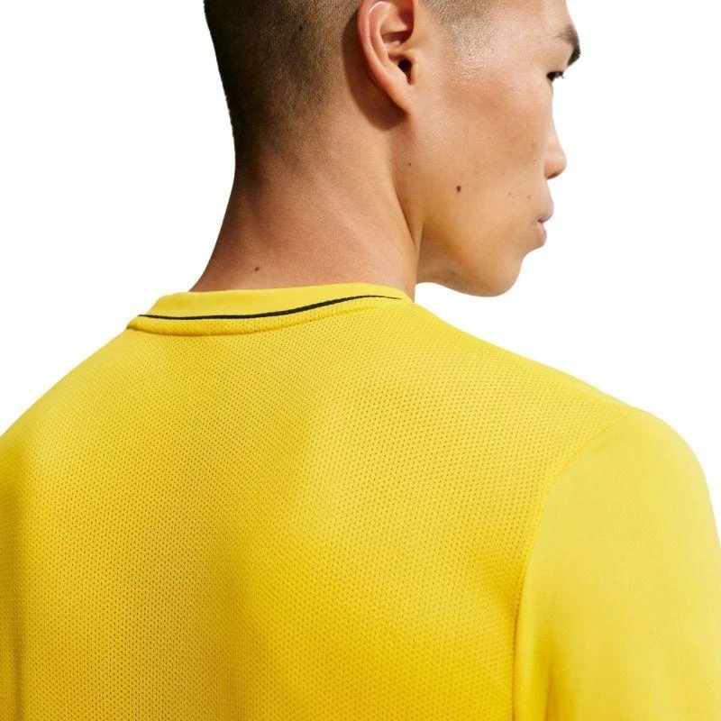 Nike Dri-Fit Park 26 trumpomis rankovėmis viršutinė dalis vyriški marškinėliai geltoni HM7127 719