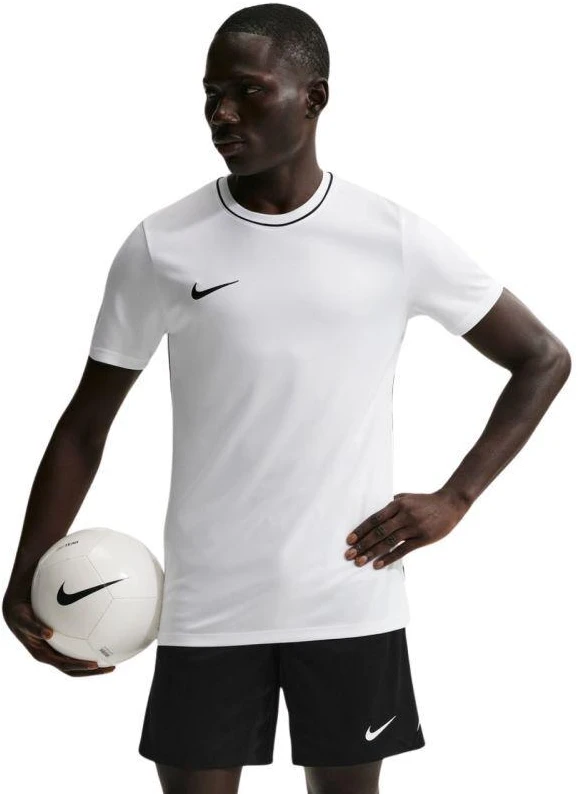 Nike Dri-Fit Park 26 trumpomis rankovėmis vyriški marškinėliai, balti HM7127 100