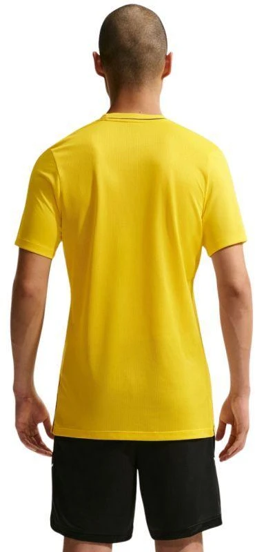 Nike Dri-Fit Park 26 trumpomis rankovėmis viršutinė dalis vyriški marškinėliai geltoni HM7127 719