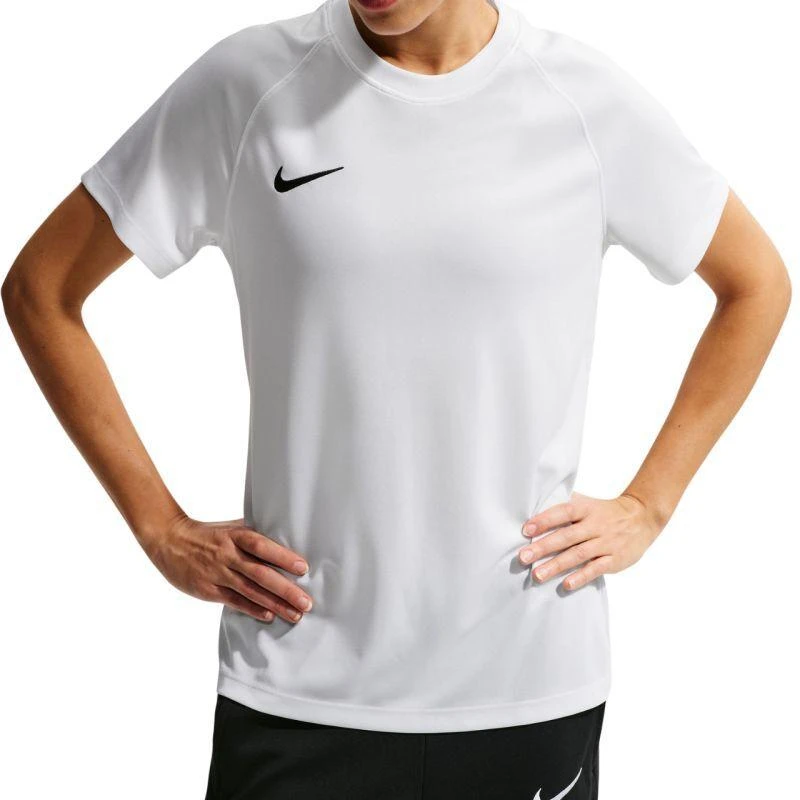 Nike Dri-Fit Park VIII moteriški marškinėliai balti HV8178 100