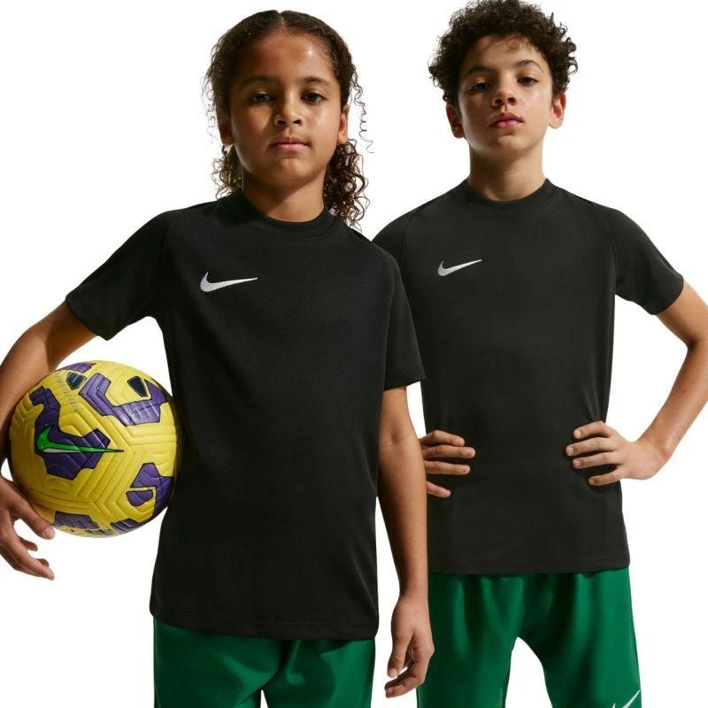 Nike Dri-Fit Park VIII vaikiški marškinėliai Juodi HV8182 010