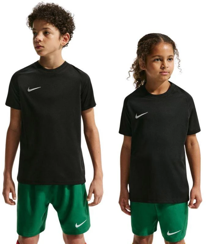 Nike Dri-Fit Park VIII vaikiški marškinėliai Juodi HV8182 010