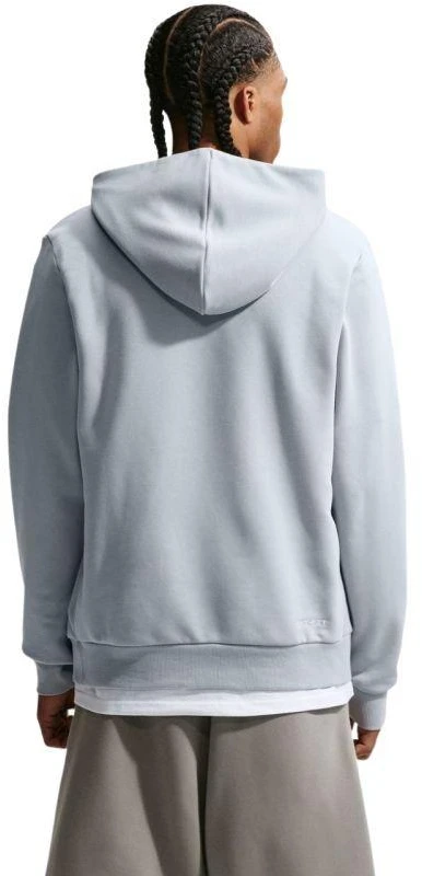Nike Dri-FIT Standard Issue džemperis su gobtuvu, šviesiai pilkas FD7734 012