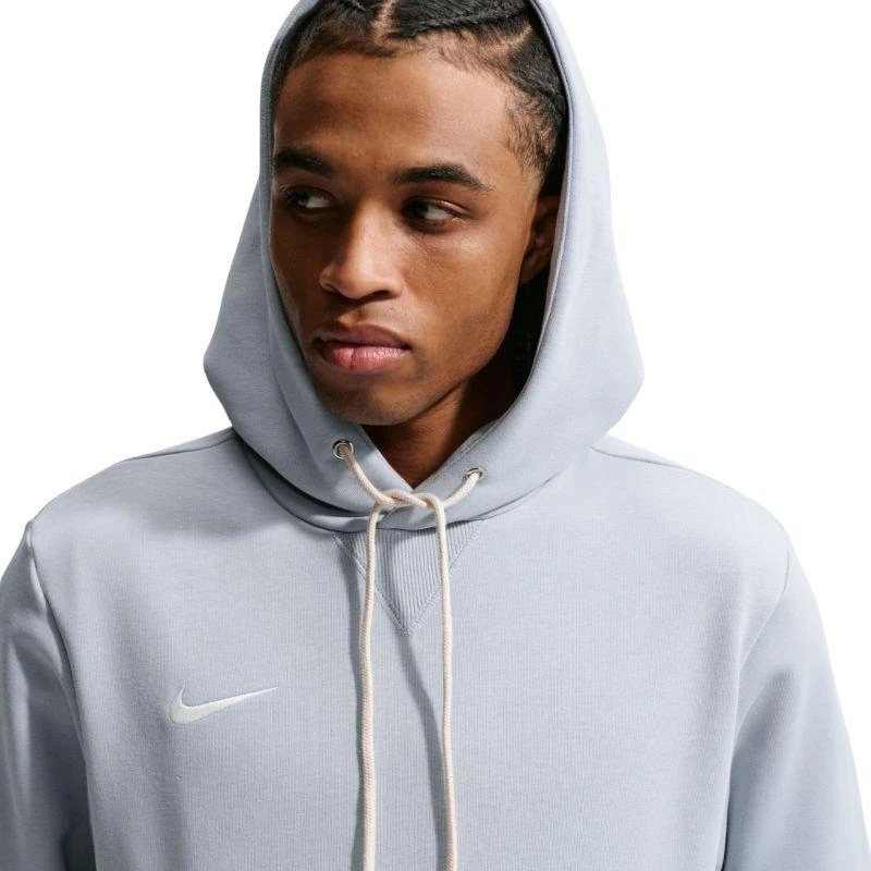 Nike Dri-FIT Standard Issue džemperis su gobtuvu, šviesiai pilkas FD7734 012