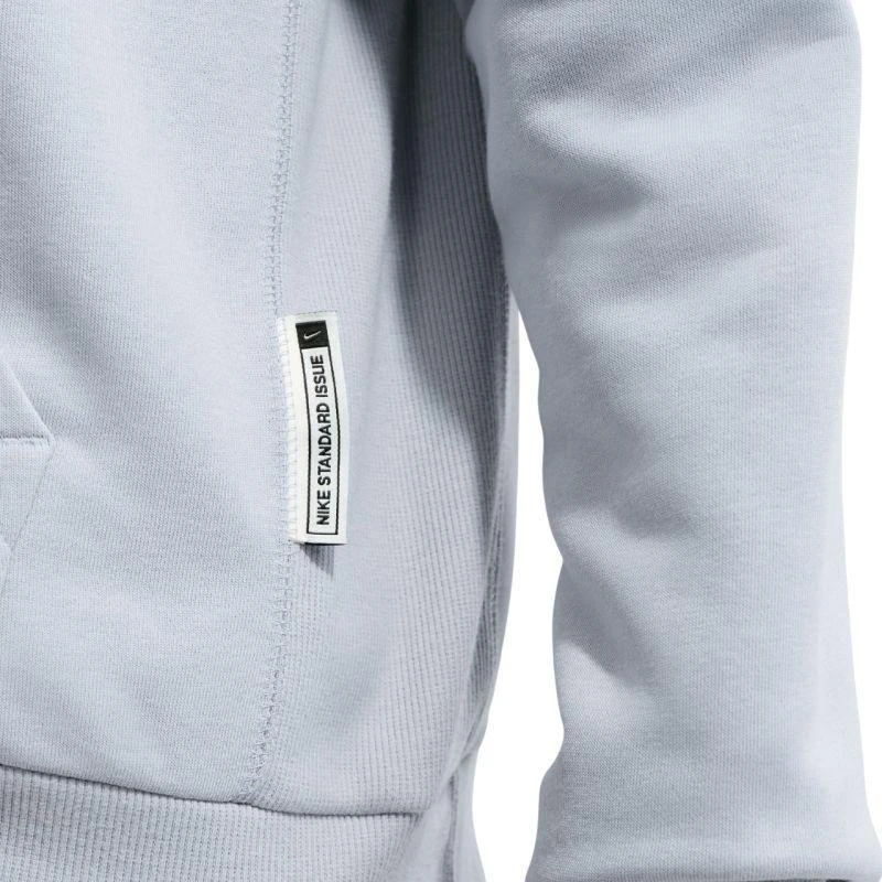 Nike Dri-FIT Standard Issue džemperis su gobtuvu, šviesiai pilkas FD7734 012