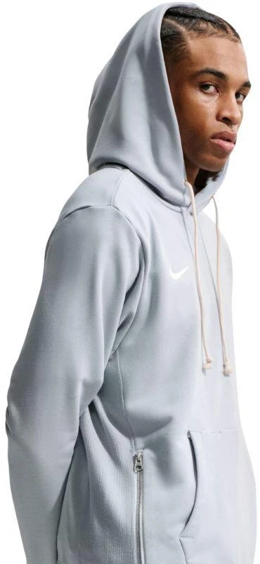 Nike Dri-FIT Standard Issue džemperis su gobtuvu, šviesiai pilkas FD7734 012