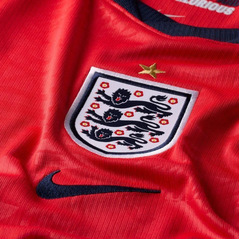 Nike England 2026 stadiono marškinėliai vyrams, raudoni, IB5361 624