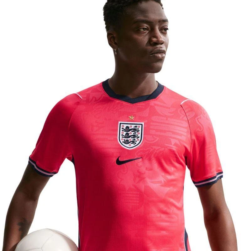 Nike England 2026 stadiono marškinėliai vyrams, raudoni, IB5361 624