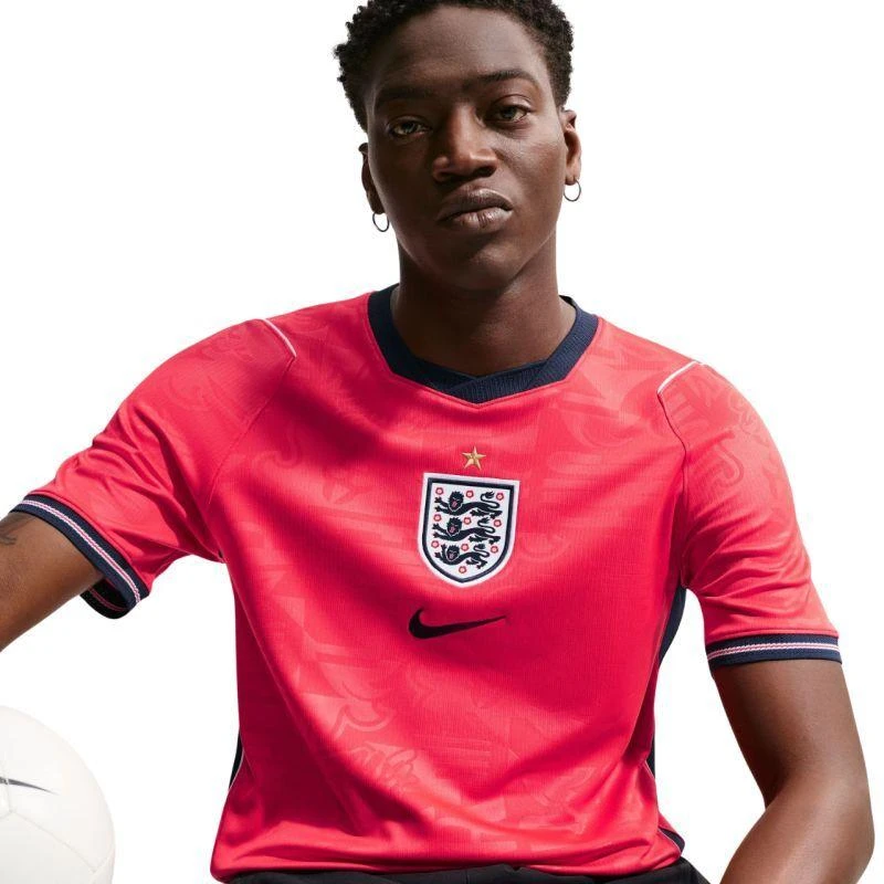 Nike England 2026 stadiono marškinėliai vyrams, raudoni, IB5361 624