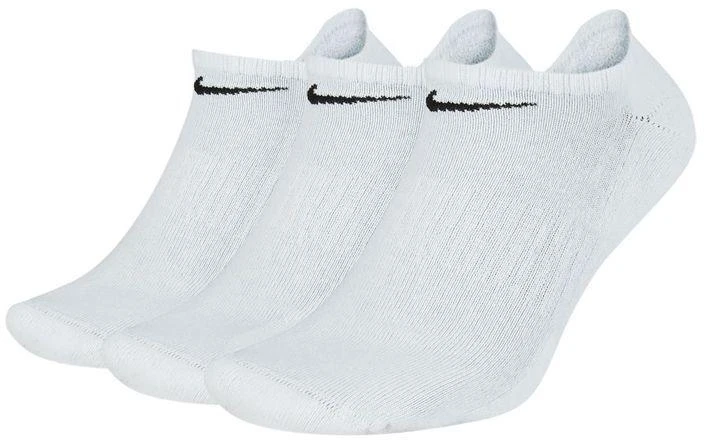 Nike Everyday Cushion No Show 3 poros. M kojinės SX7673-100