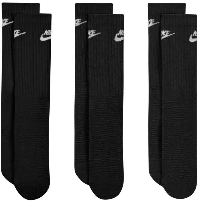 Nike Everyday Elevated kojinės, 3 poros, juodos, IH8522 902