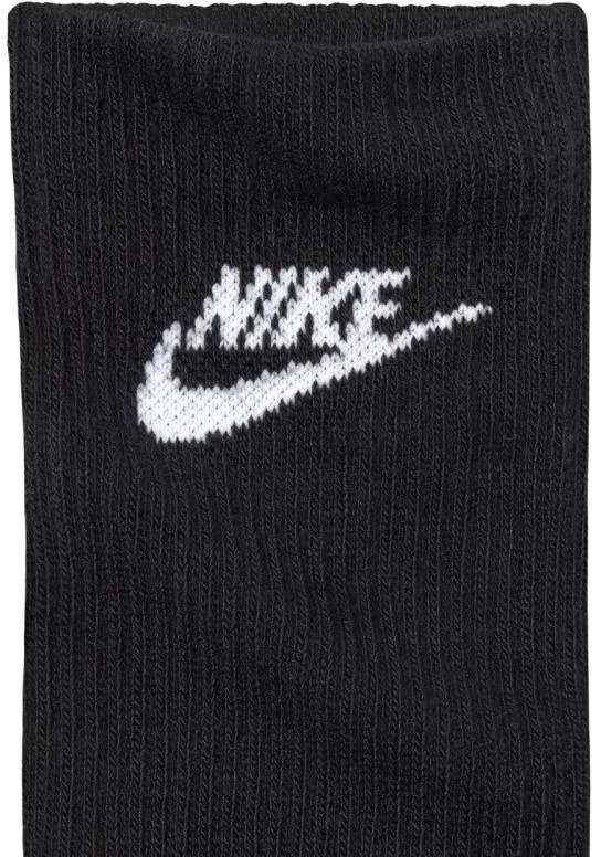 Nike Everyday Elevated kojinės, 3 poros, juodos, IH8522 902