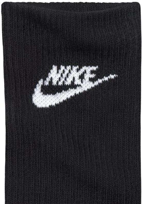 Nike Everyday Elevated kojinės, 3 poros, juodos, IH8522 902