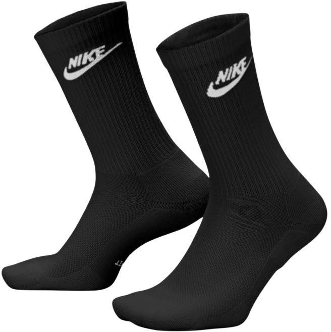 Nike Everyday Elevated kojinės, 3 poros, juodos, IH8522 902