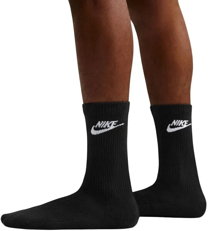 Nike Everyday Elevated kojinės, 3 poros, juodos, IH8522 902