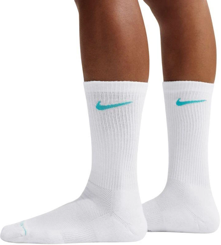 Nike Everyday Elevated kojinės, 6 poros, baltos, HQ8021 906