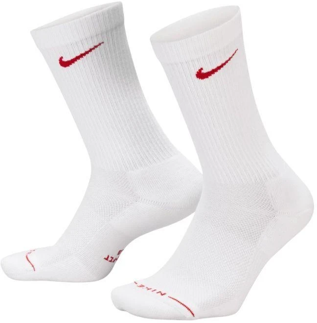 Nike Everyday Elevated kojinės, 6 poros, baltos, HQ8021 906