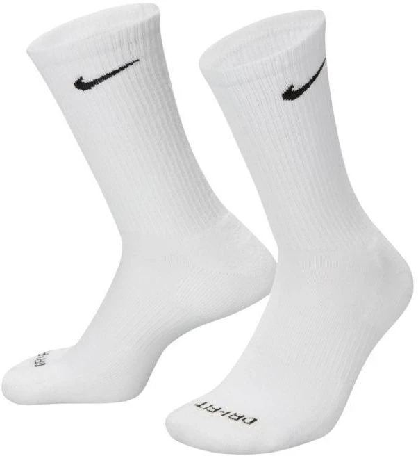 Nike Everyday Plus amortizuojančios kojinės, 3 poros, baltos, pilkos, juodos SX6888 964