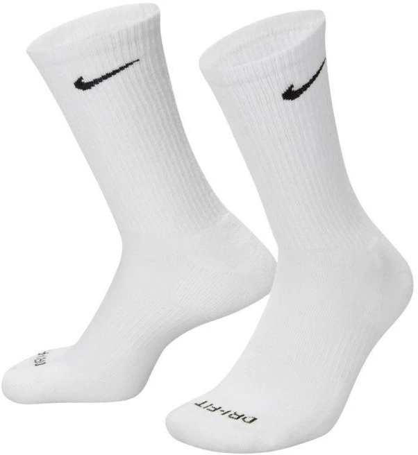 Nike Everyday Plus amortizuojančios kojinės, 3 poros, baltos, pilkos, juodos SX6888 964